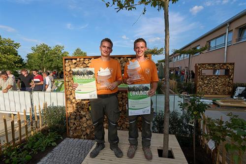 GaLaBau-Nachwuchs belegt 3. Platz beim bundesweiten Landschaftsgärtner-Cup 2023 auf der BUGA Mannheim